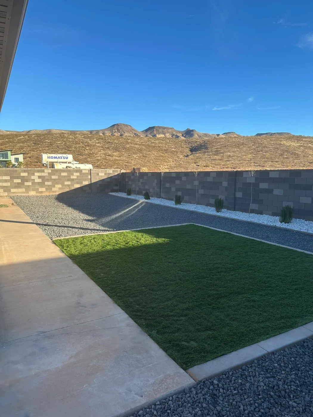 Affordable landscaping project in Southern Utah