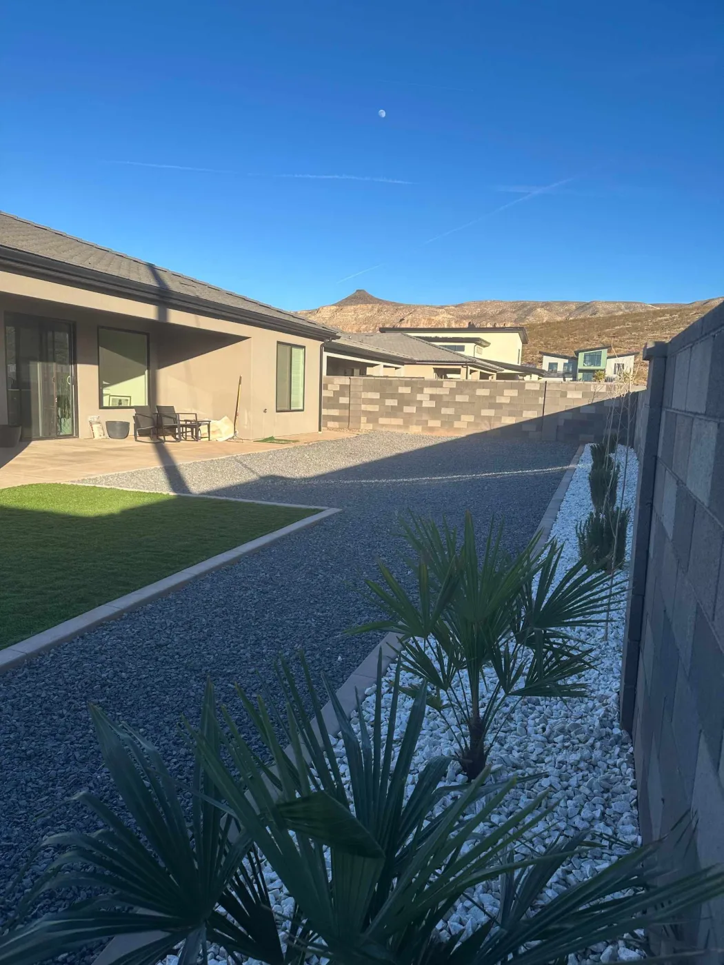 Landscape installation in Hurricane Utah